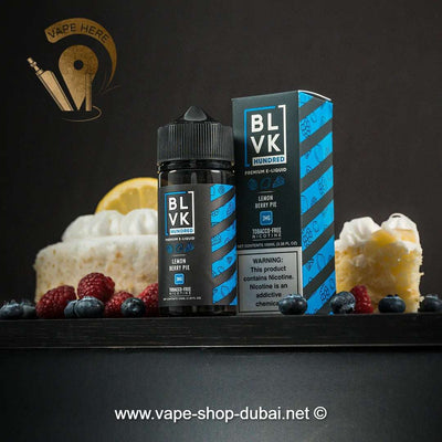 BLVK LEMON BERRY PIE E-liquids 100ml - BLVK HUNDRED SERIES - Vape Here Store