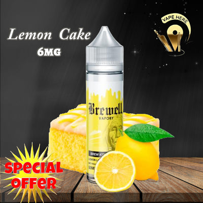 Lemon Layer Cake 60ml E juice by Brewell