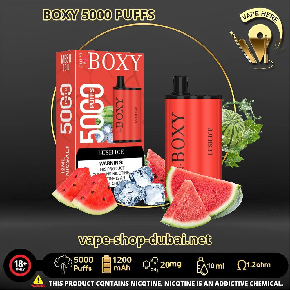 BOXY 5000 PUFFS DISPOSABLE VAPE - Vape Here Store