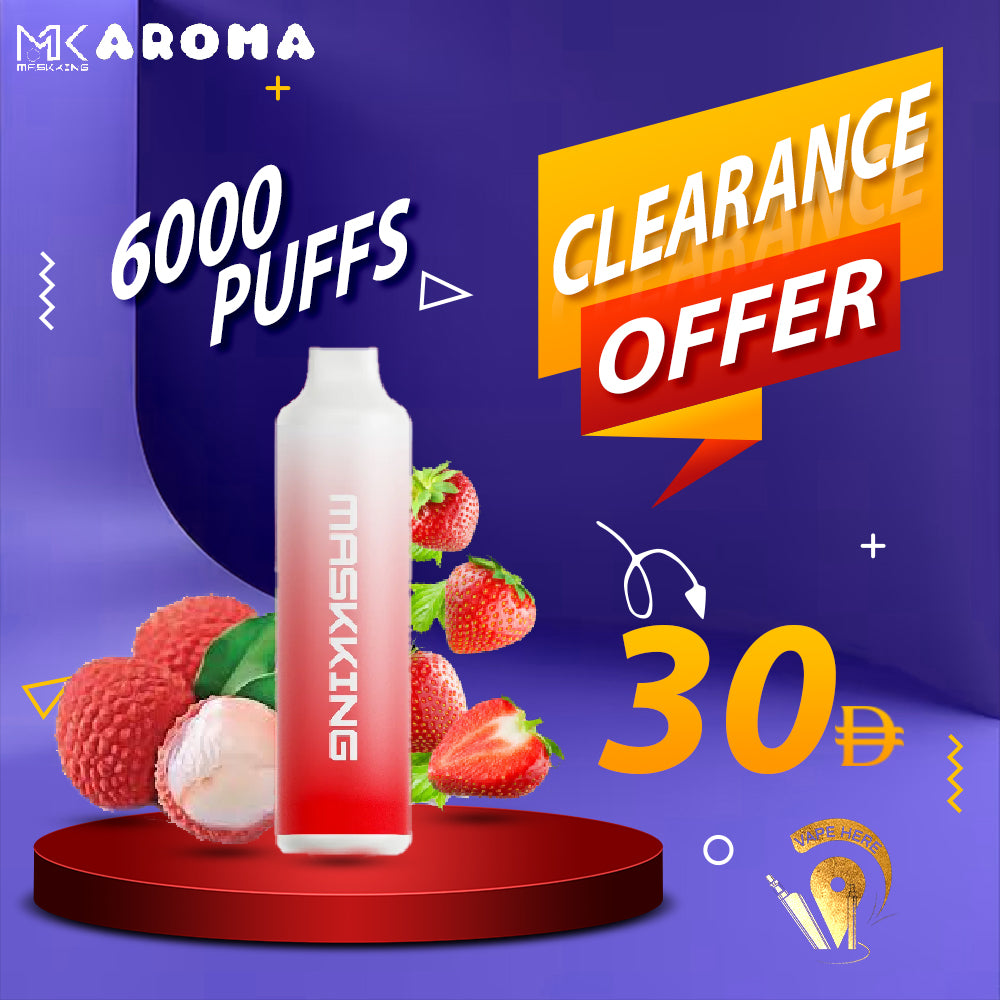 MASKKING AROMA 6000 PUFFS DISPOSABLE VAPE (20 mg) UAE SHARJAH