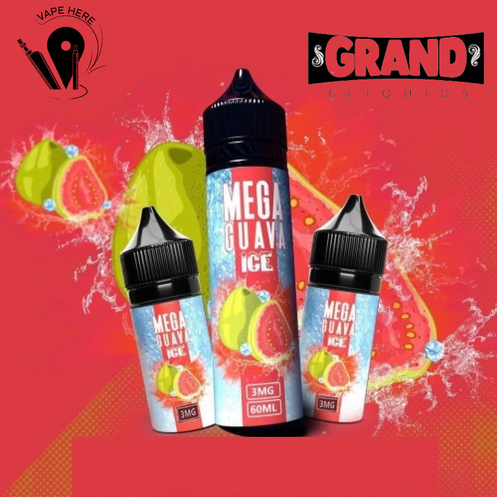 MEGA GUAVA ICE 60ML E-LIQUID -GRAND E-LIQUID