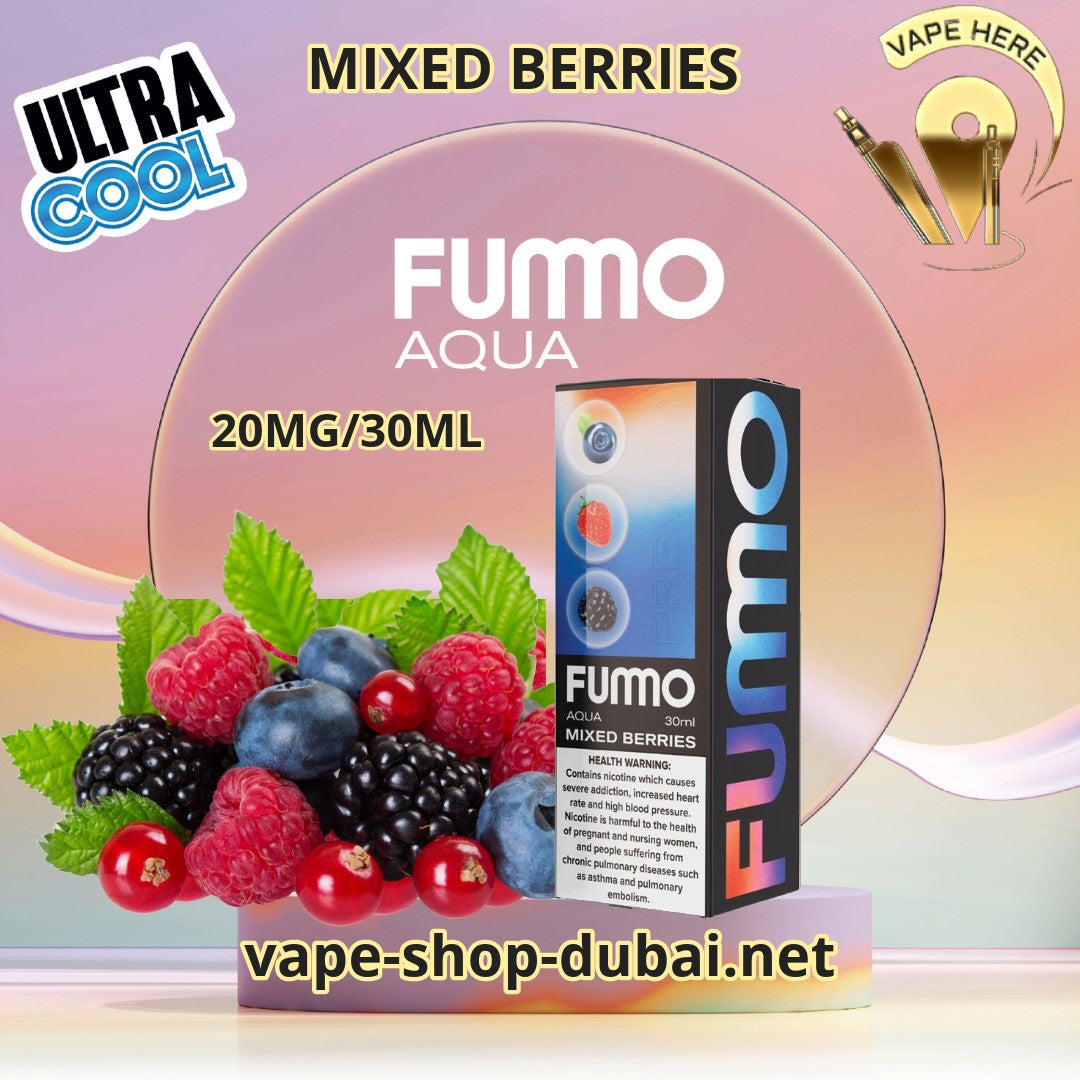 FUMMO AQUA SALTNIC 20MG Mixed Berries Abu Dhabi