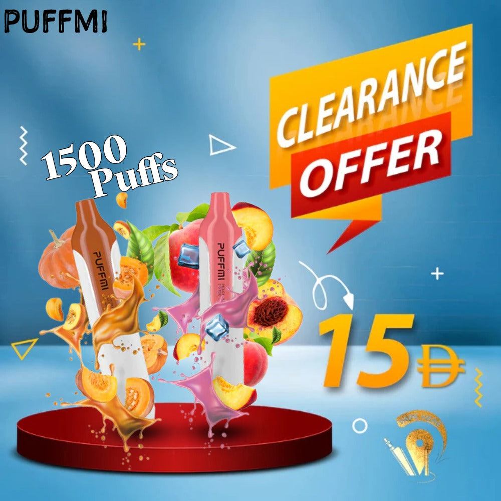 
MOOSH PUFFMI DISPOSABLE PEN (20MG - 1500 PUFFS)
 Dubai, UAE