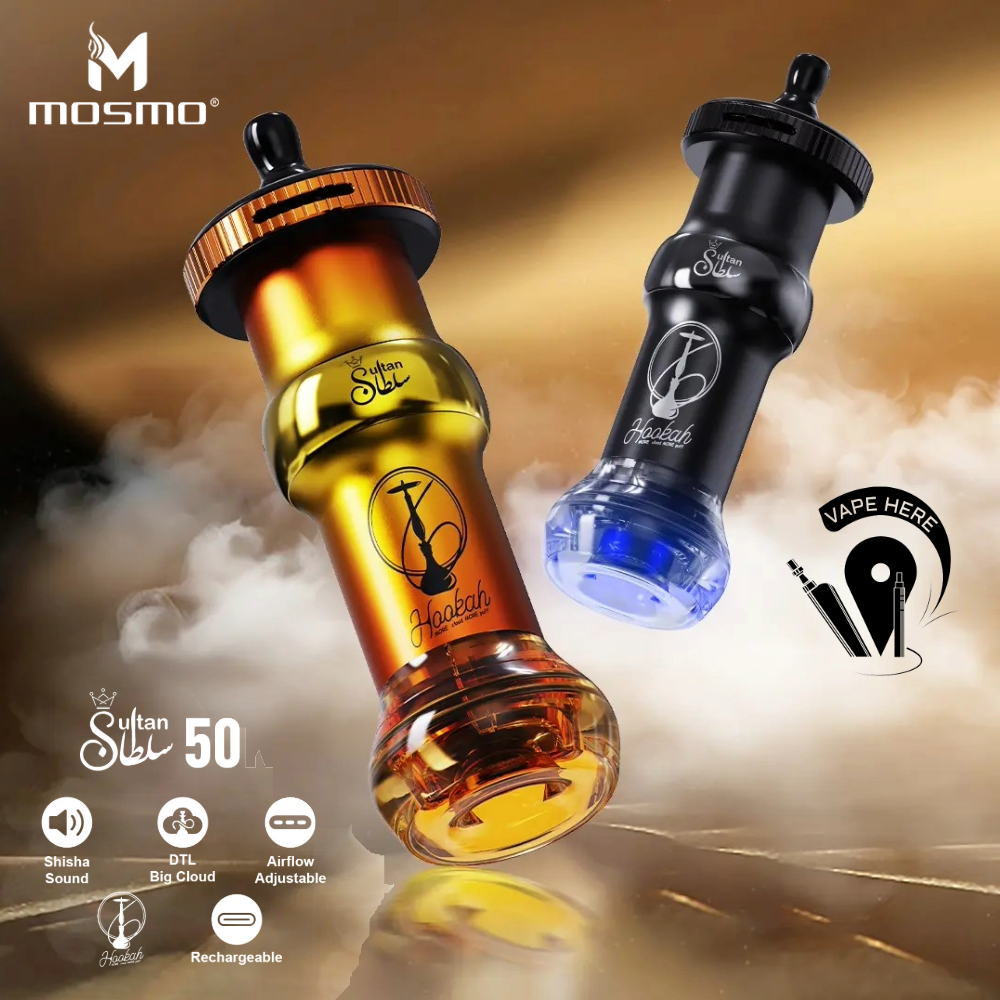 Sultan 50K Puffs Hookah from MOSMO | Shisha Disposable Vape near you in Dubai, UAE | Vape Here Store Sultan 50K Puffs Hookah from MOSMO | Shisha Disposable Vape near you in Dubai, UAE | Vape Here Store