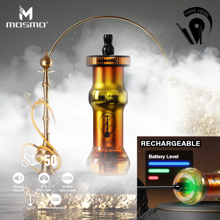 Sultan 50K Puffs Hookah from MOSMO | Shisha Disposable Vape near you in  Dubai, UAE
