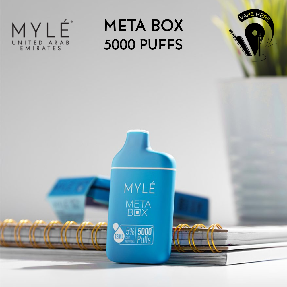 MYLE META BOX DISPOSABLE VAPE 5000 PUFFS Iced Tropical Fruit UAE Ajman