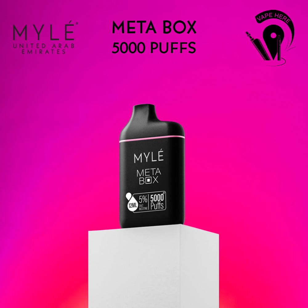 MYLE META BOX DISPOSABLE VAPE 5000 PUFFS Lush Ice UAE Sharjah