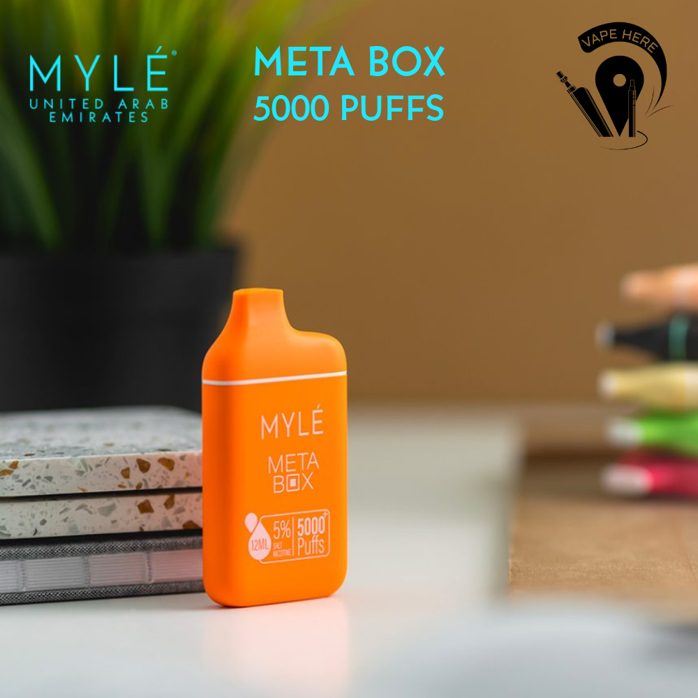 MYLE META BOX DISPOSABLE VAPE 5000 PUFFS Melon Honeydew UAE Umm Al Quwain