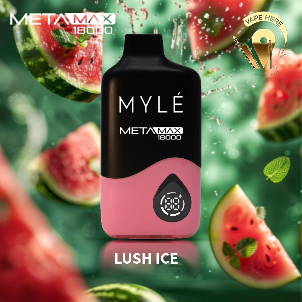 MYLE META MAX 18K PUFFS DISPOSABLE VAPE Lush Ice UAE Ajman