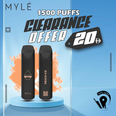 MYLE MICRO BAR 1500 PUFFS DISPOSABLE VAPE (20mg) UAE SHARJAH