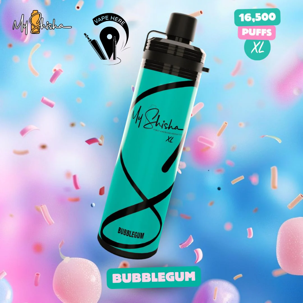 MY SHISHA XL DTL 16500 PUFFS DISPOSABLE VAPE (3MG) Bubblegum UAE Al Khaimah