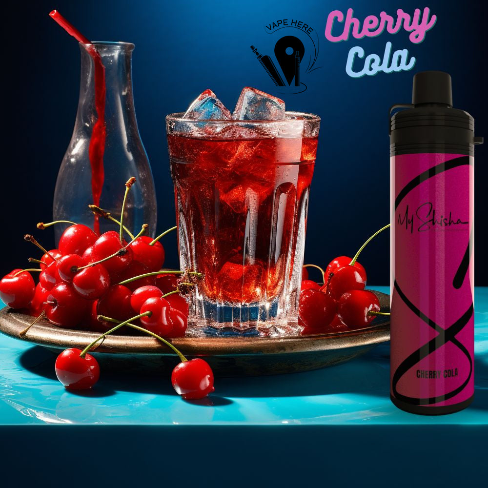 MY SHISHA DTL 2400 PUFFS DISPOSABLE VAPE (3MG) Cherry Cola UAE Dubai 