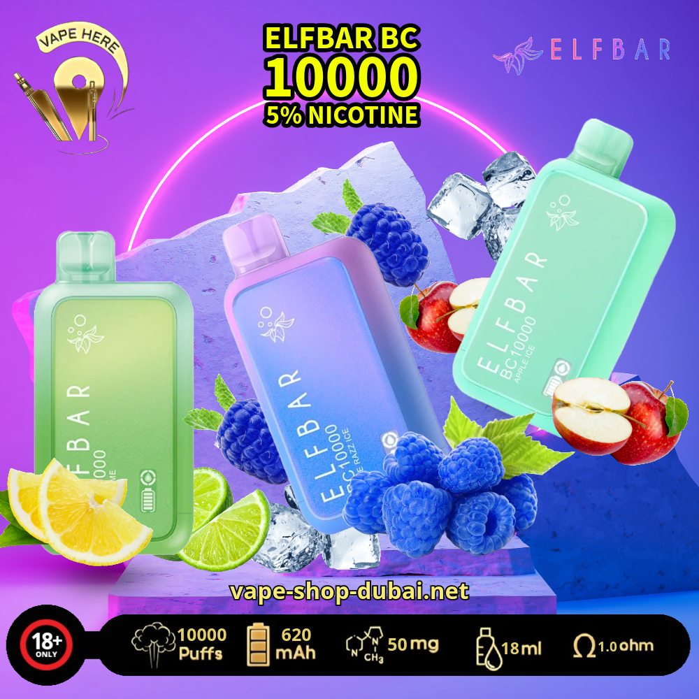 ElfBar BC10000 Disposable Vape UAE with 10000 Puffs