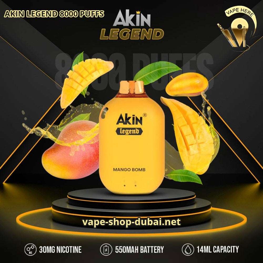 AKIN LEGEND 8000 PUFFS DISPOSABLE VAPE 3% Nicotine