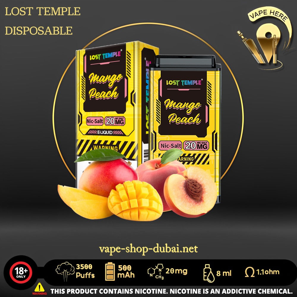 LOST TEMPLE 3500 PUFFS DISPOSABLE VAPE - Vape Here Store