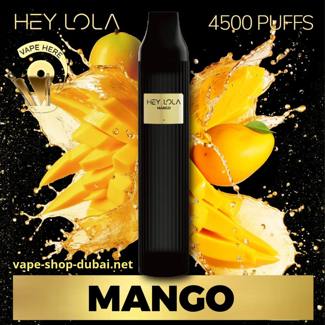 HEY LOLA 4500 PUFFS Mango DISPOSABLE VAPE UAE Ajman