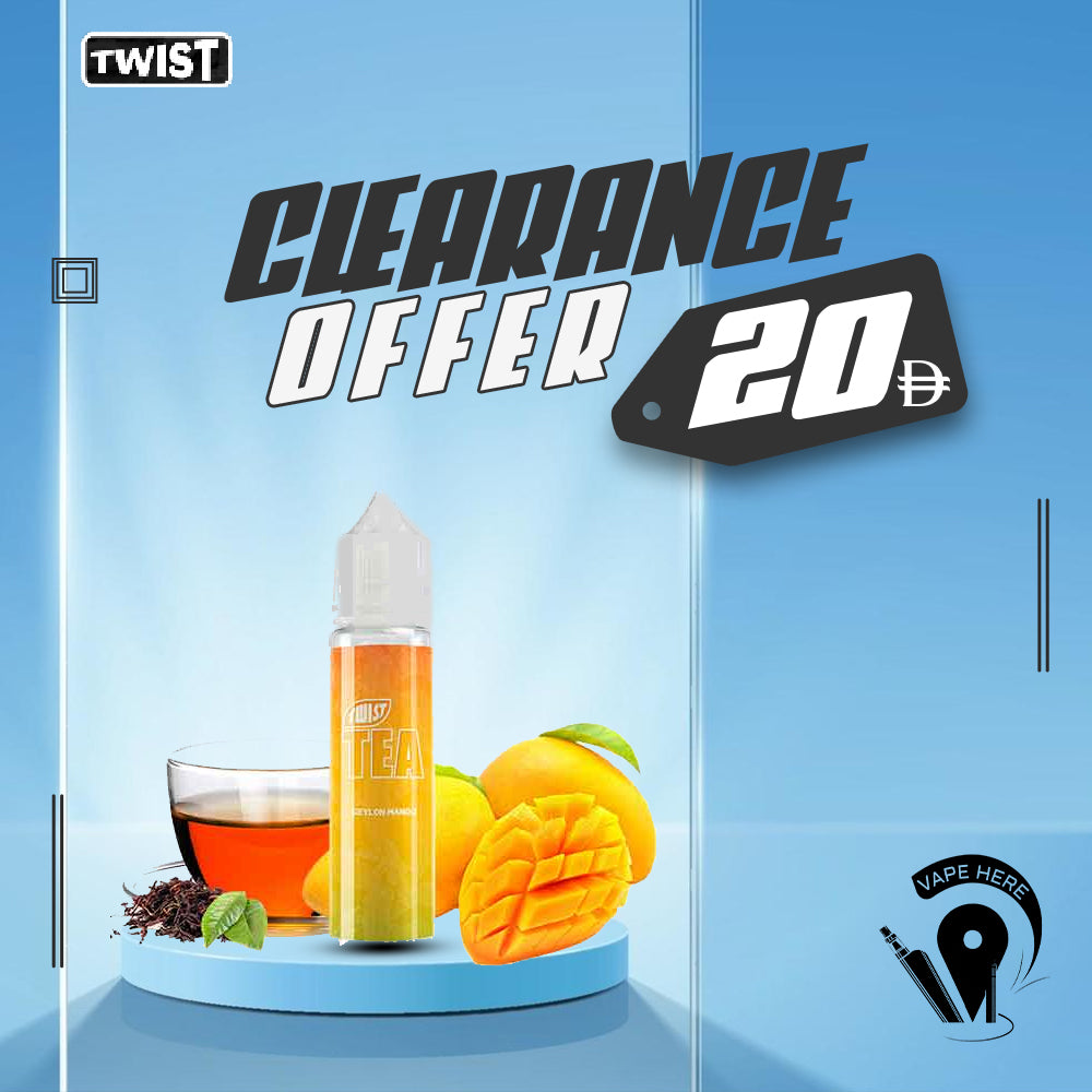 Mango Ceylon Tea 50ml Ejuice by Twist Tea PGVG UAE DUBAI 