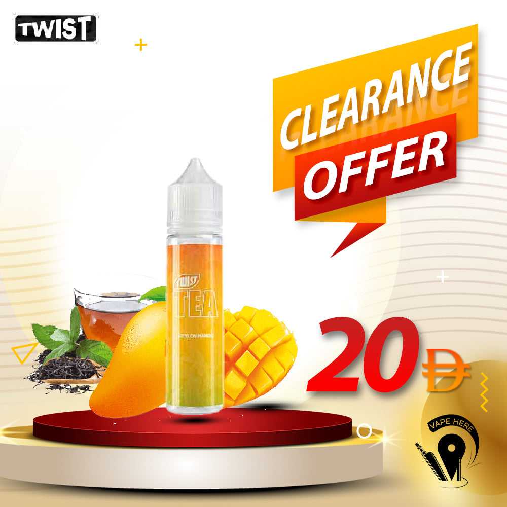 Mango Ceylon Tea 50ml Ejuice by Twist Tea PGVG UAE ABU DHABI 