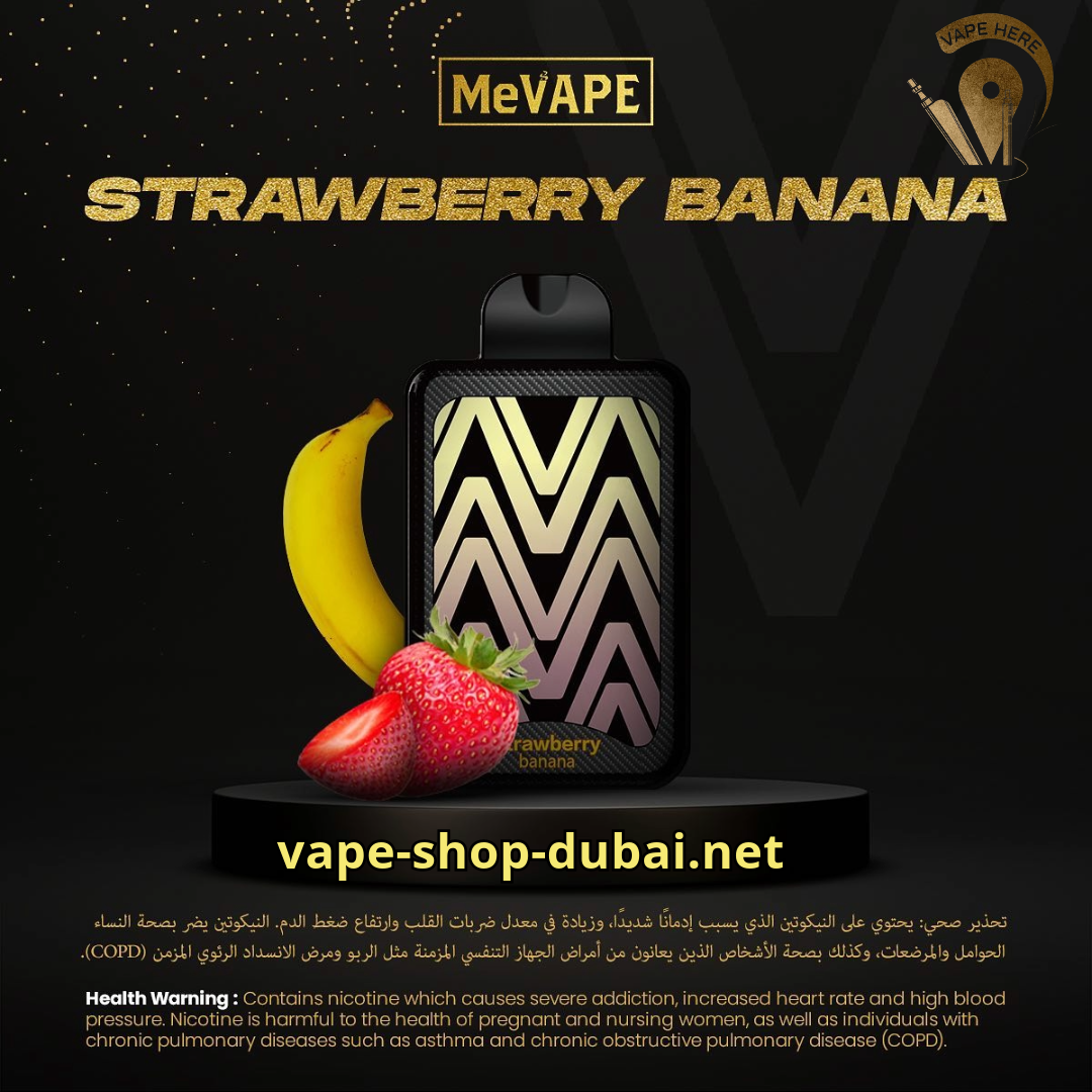 Me VAPE Reload 8000 Puffs Strawberry Banana UAE Abu Dhabi