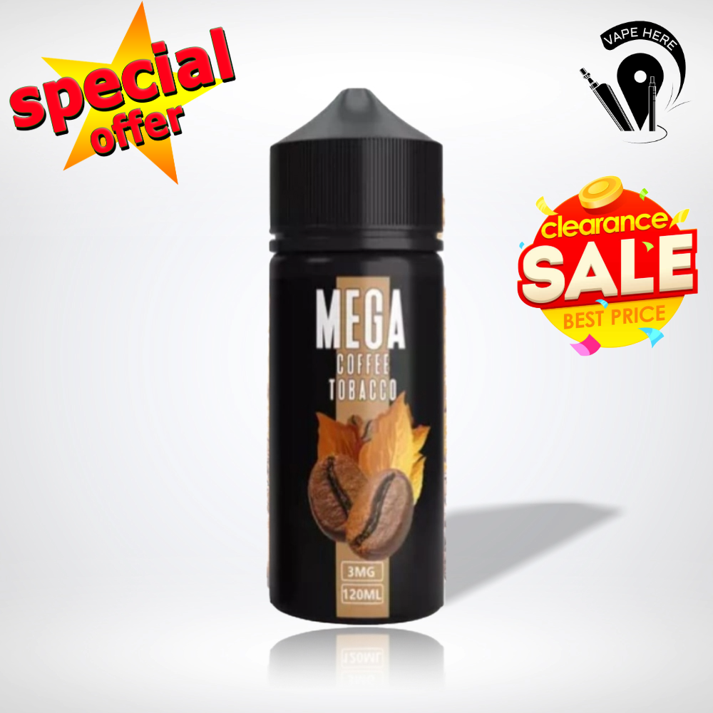 Mega Coffee Tobacco 3mg E-Liquid 120mL (Clearance) UAE Abu Dhabi & Dubai