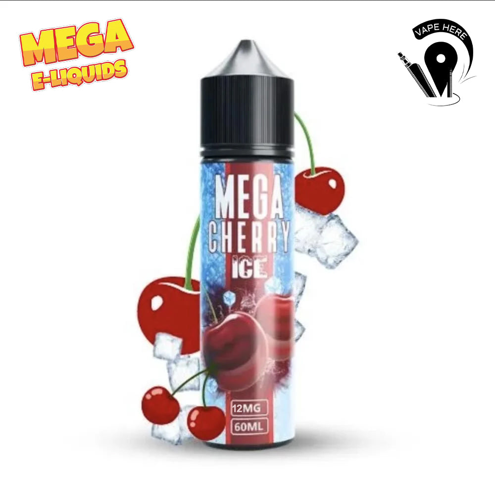 Mega Cherry Ice 12mg 60ml E Liquid-Grand E-Liquid UAE Ras Al Khaimah 