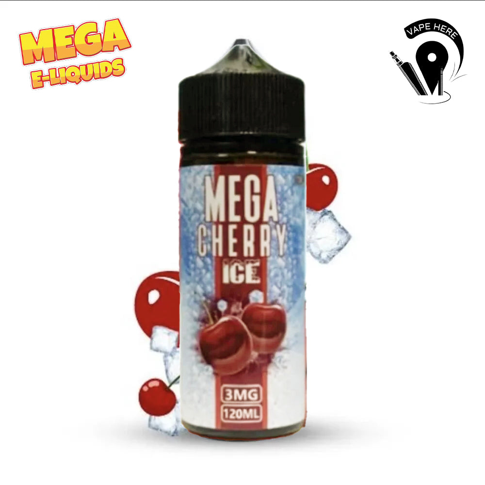 Mega Cherry Ice 3mg 120ml E Liquid-Grand E-Liquid UAE Al Sharjah 
