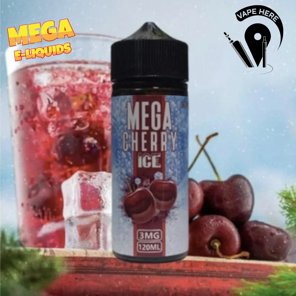 Mega Cherry Ice 60ml & 120ml E Liquid - Grand E-Liquid UAE Dubai 
