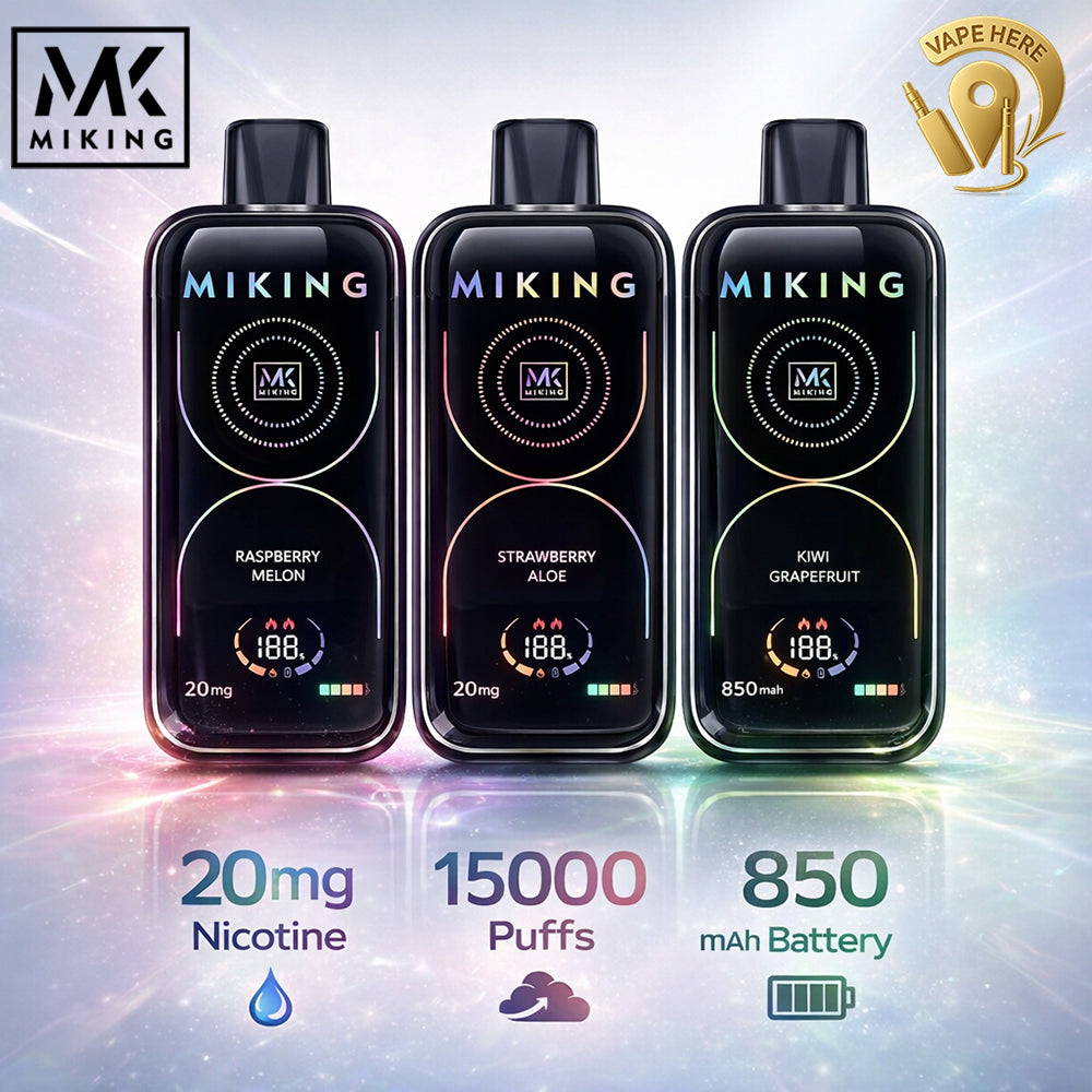 Miking V15000 Puffs Disposable Vape 20mg Nicotine UAE Dubai 