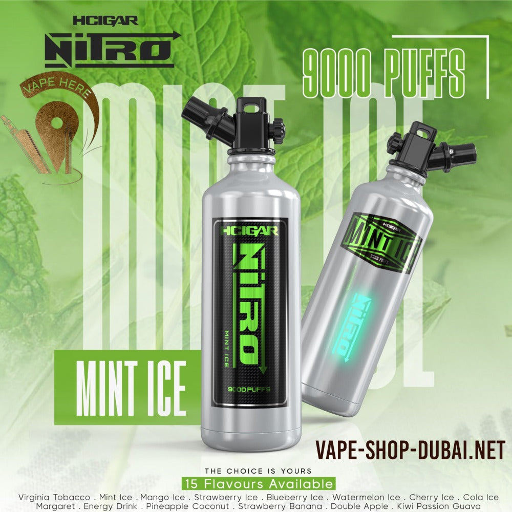 HCIGAR NITRO 9000 PUFFS DISPOSABLE VAPE - Vape Here Store