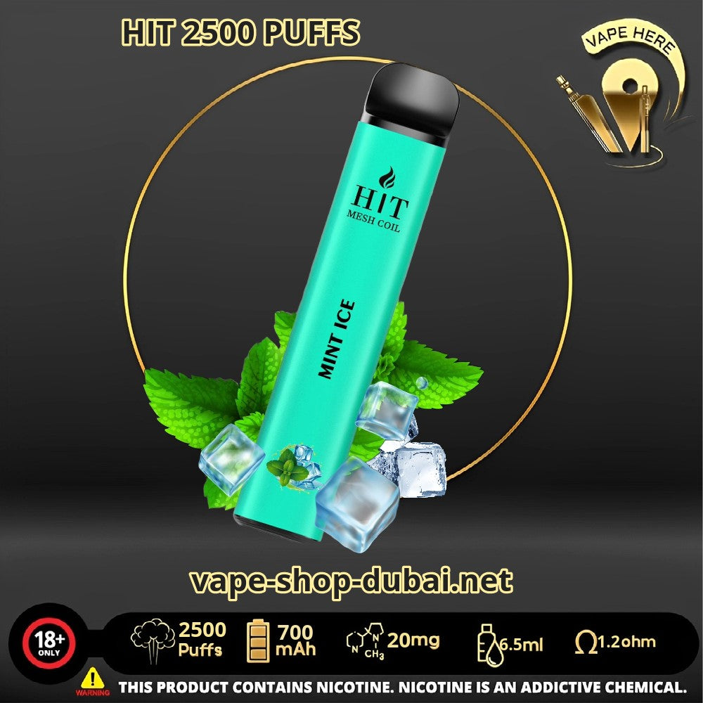 HIT 2500 PUFFS DISPOSABLE VAPE SHARJAH