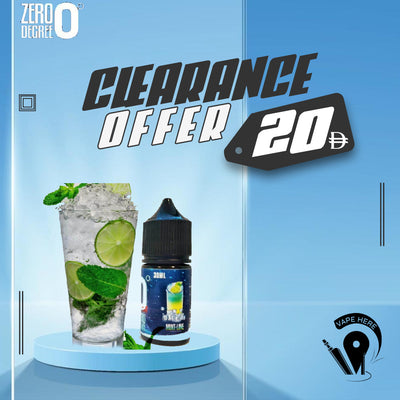 Mint Lime 30ml Saltnic by Zero Degree UAE ABU DHABI
