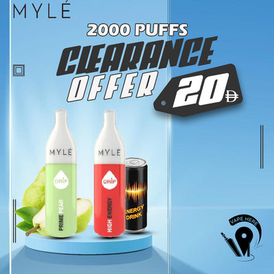 Myle - Drip 2000 Puffs Disposable Pen UAE ABU DHABI