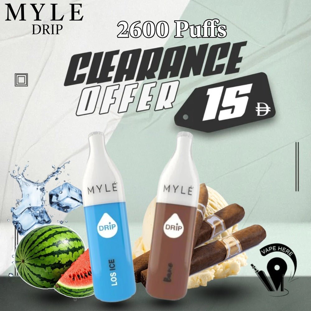 Myle - Drip 2600 Puffs Disposable Pen (20mg 2%) Dubai, UAE