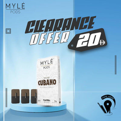 Myle Pods - Cubano VGOD UAE AJMAN