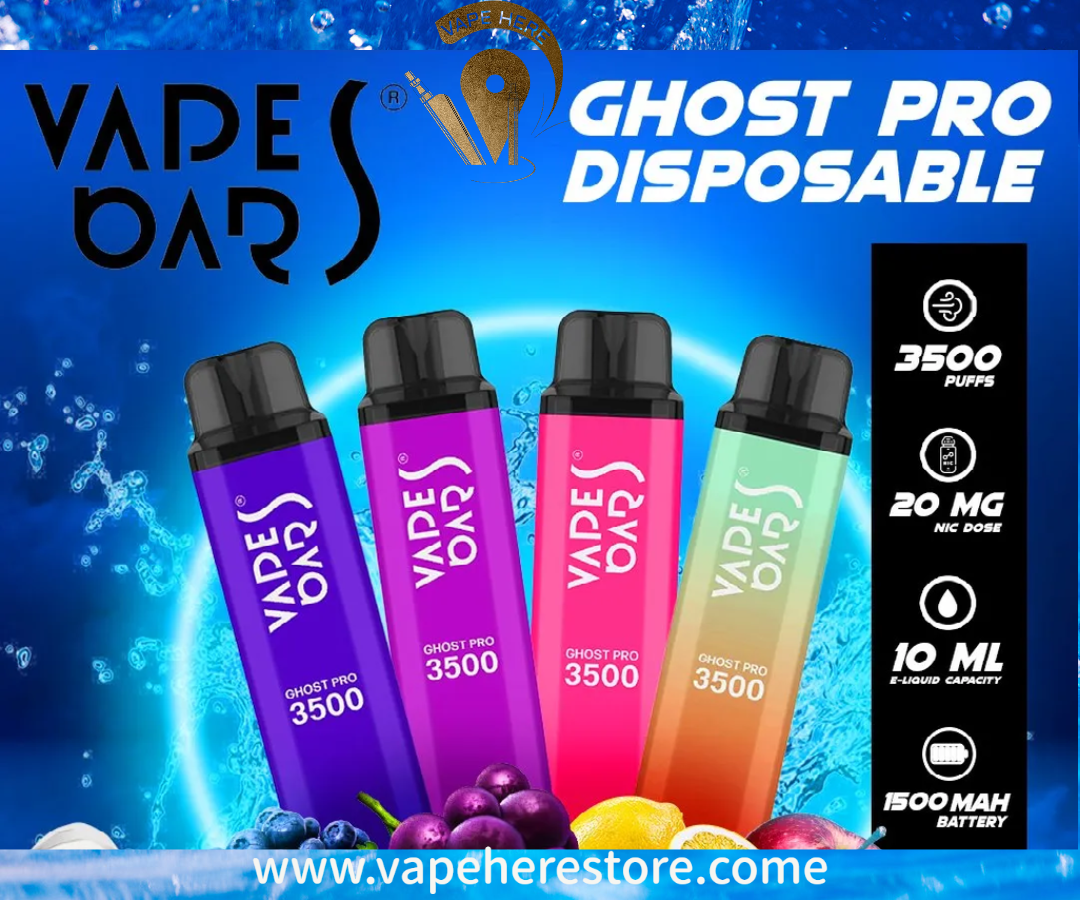 VAPES BAR - GHOST PRO 3500 PUFFS DISPOSABLE VAPE - Vape Here Store