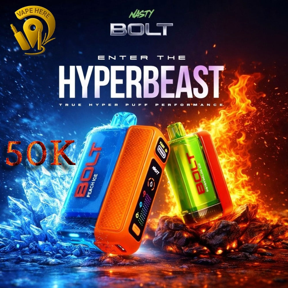 NASTY BOLT 50K HYPERBEAST DISPOSABLE VAPE UAE Abu Dhabi 