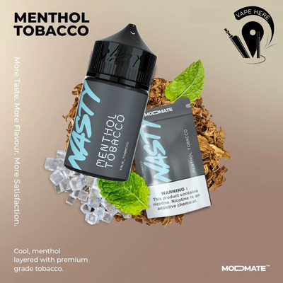 NASTY MODMATE – MENTHOL TOBACCO E-liquid 60ml UAE Abu Dhabi & Dubai