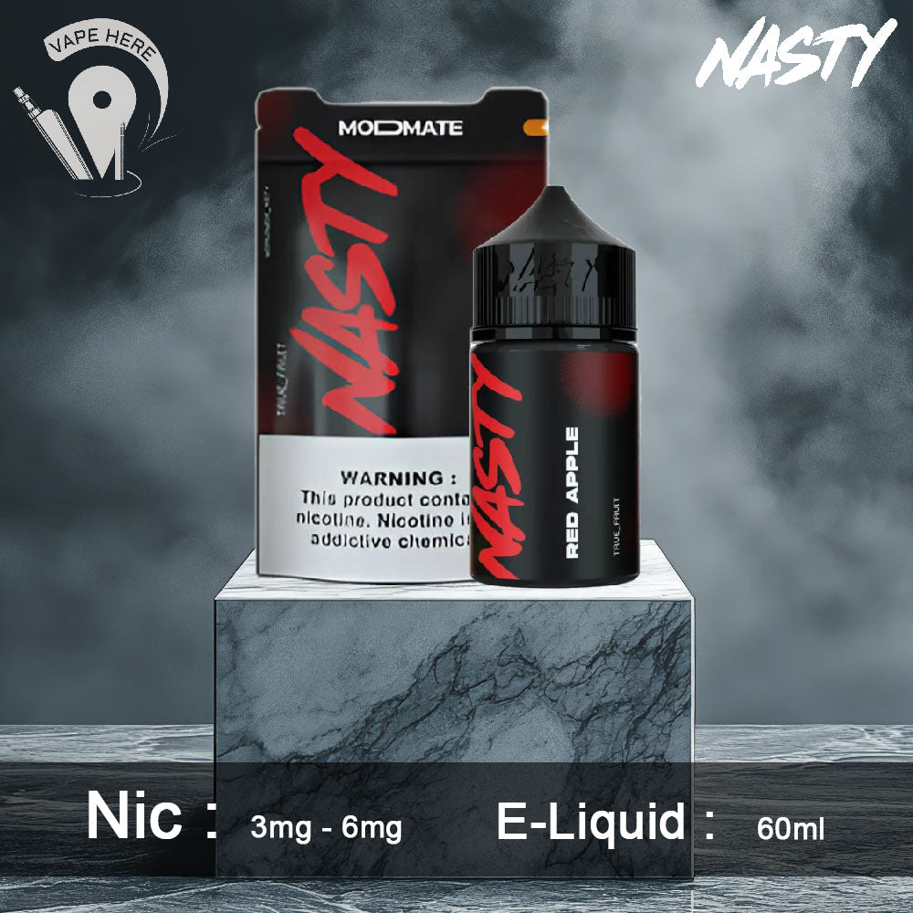 NASTY MODMATE – RED APPLE E-liquid 60ml UAE Dubai