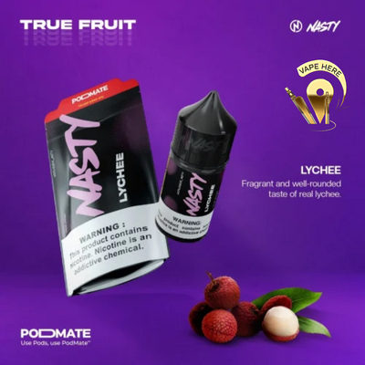 NASTY PODMATE – LYCHEE Saltnic 30ml UAE Abu Dhabi