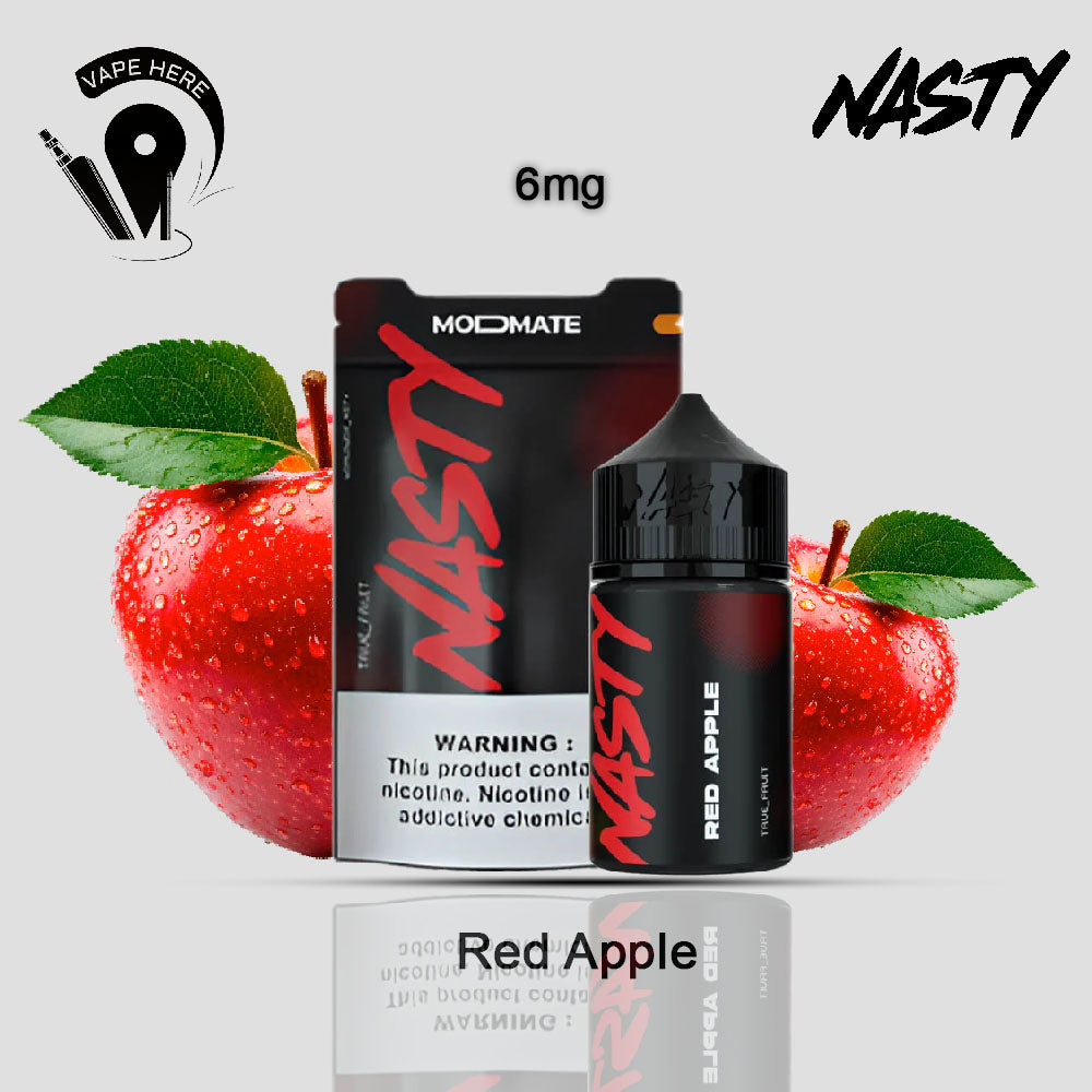 NASTY MODMATE – RED APPLE E-liquid 60ml Red Apple 6mg UAE Ajman