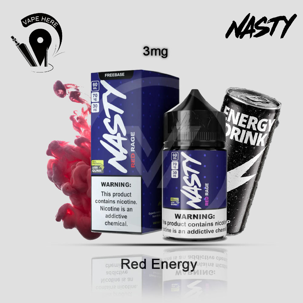 NASTY MODMATE – RED ENERGY E-liquid 60ml Red Energy 3mg UAE Al Ain