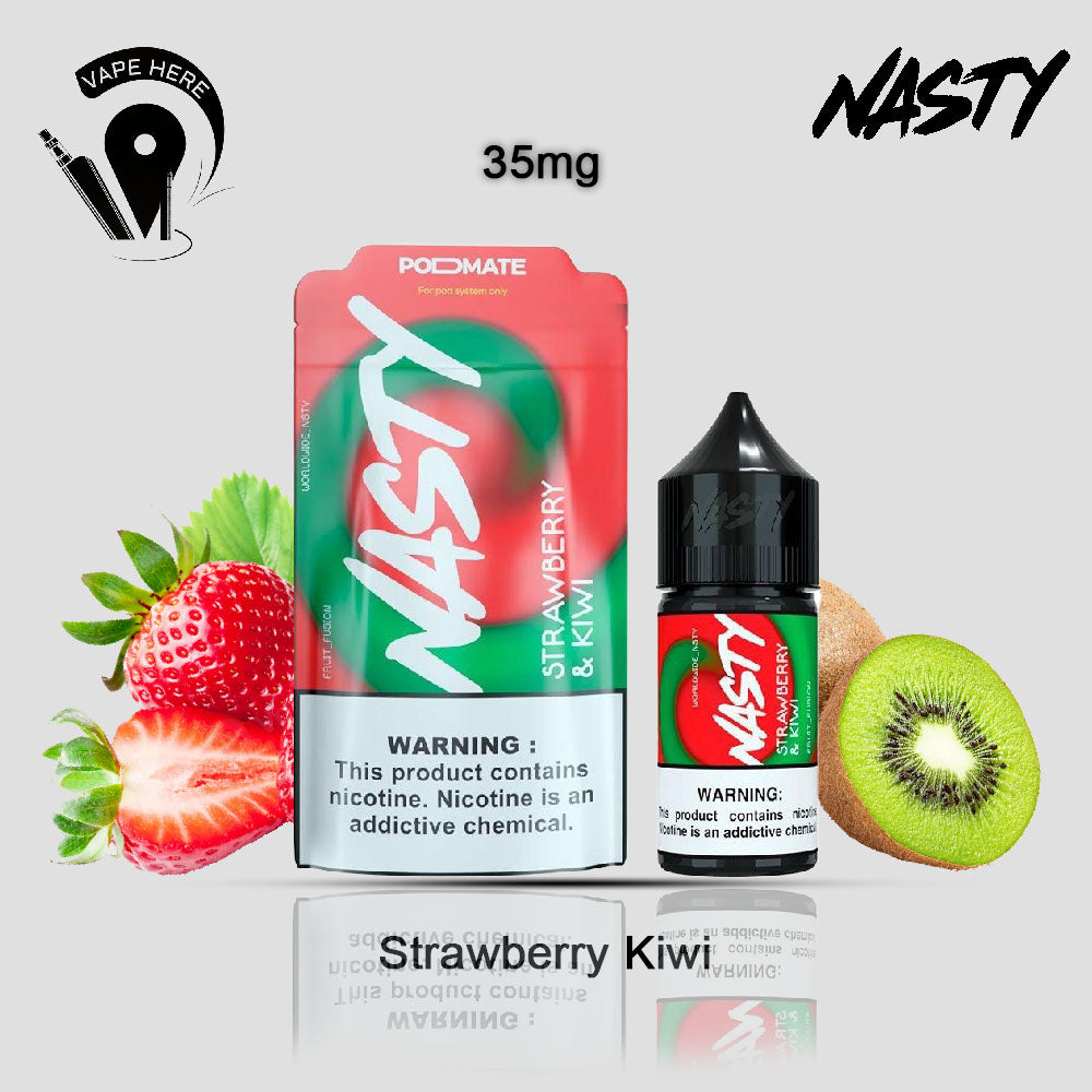 NASTY PODMATE - Strawberry & Kiwi 30 ml Strawberry Kiwi 35mg UAE Al Ain