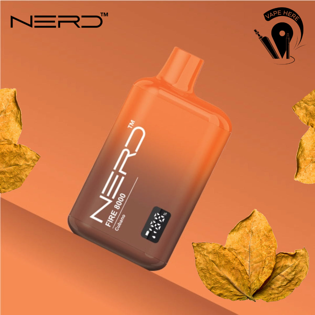 NERD FIRE 8000 PUFFS DISPOSABLE VAPE Cubano UAE Ajman