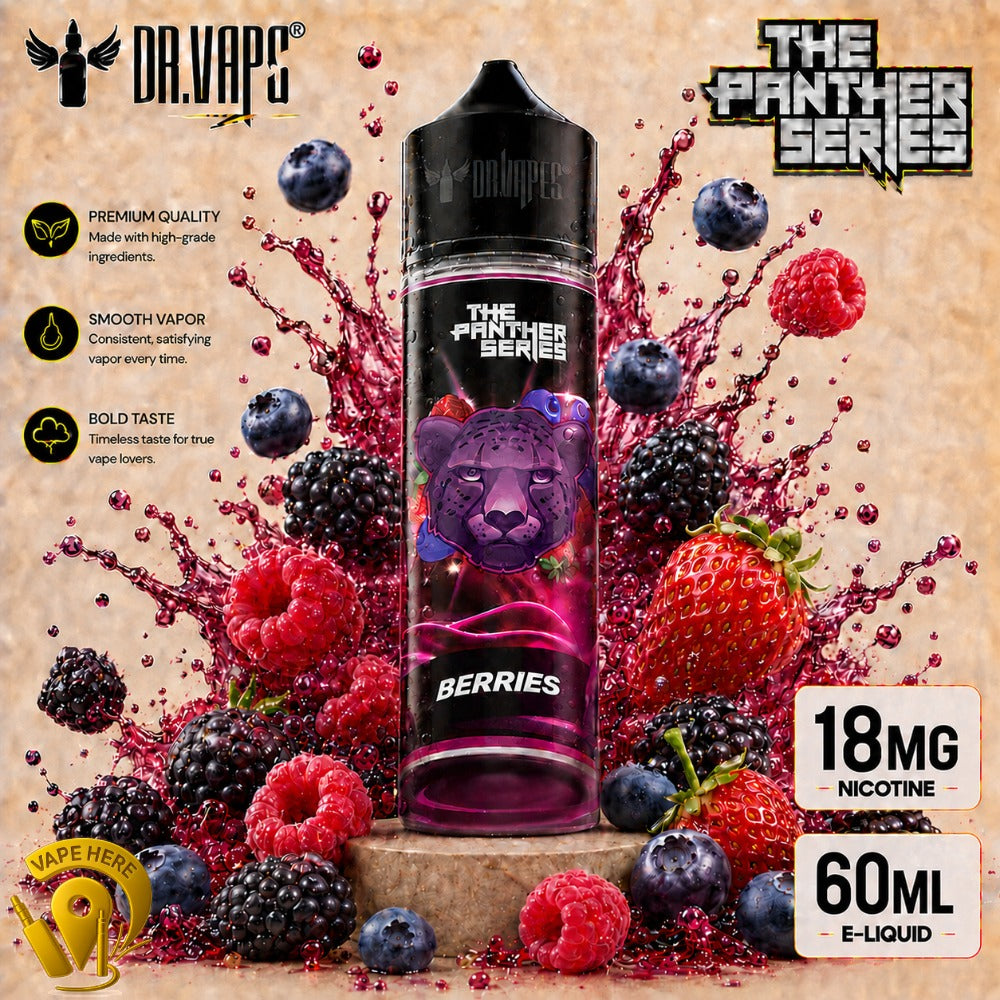 NEW Dr Vapes 60ml & 120ml E-Liquid (The Panther Series) Ajman, UAE