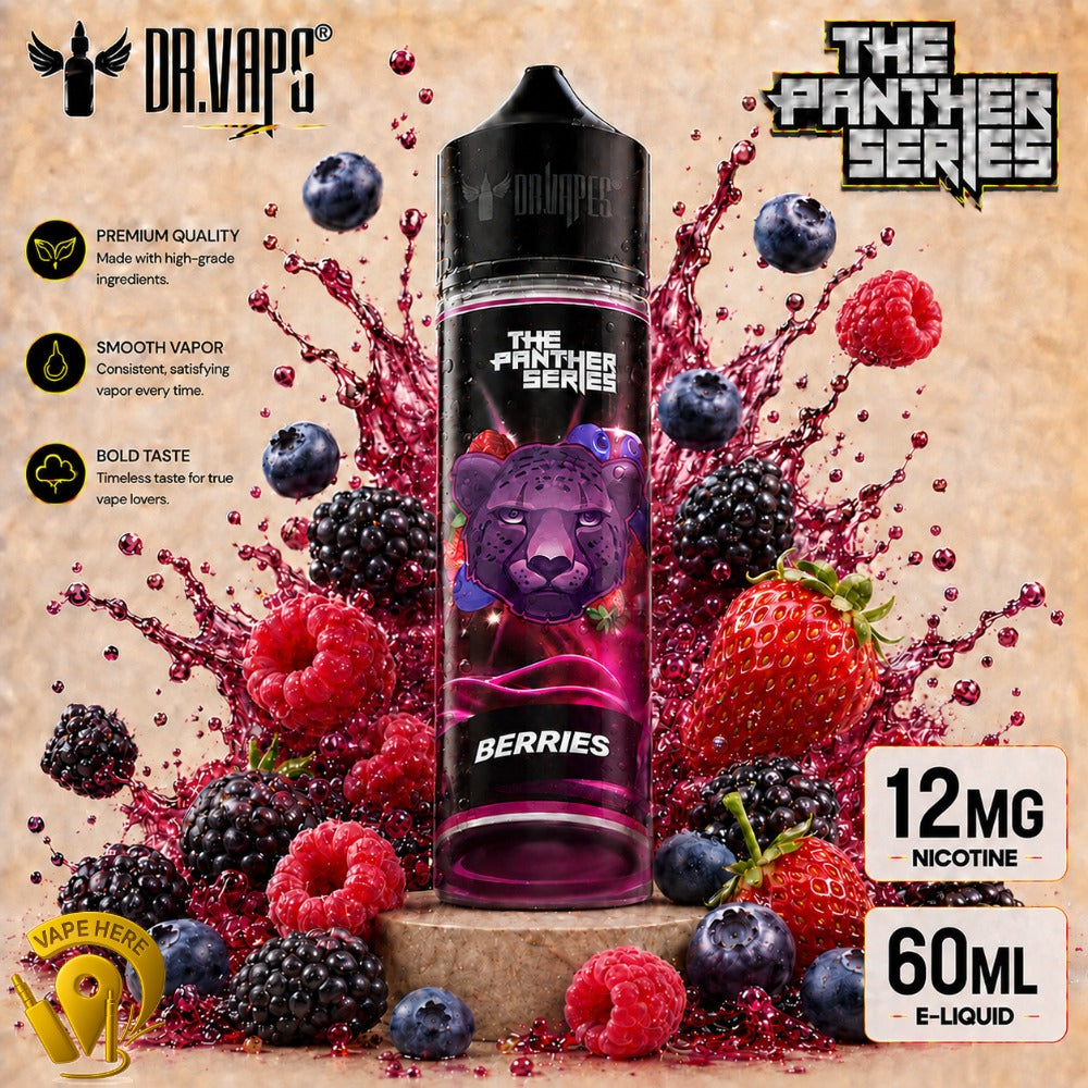 NEW Dr Vapes 60ml & 120ml E-Liquid (The Panther Series) Umm Al Quwain UAE