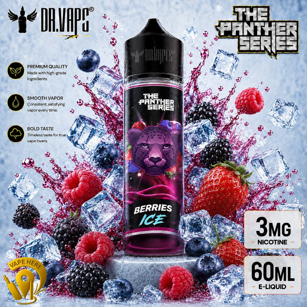 NEW Dr Vapes 60ml & 120ml E-Liquid (The Panther Series) Abu Dhabi, UAE