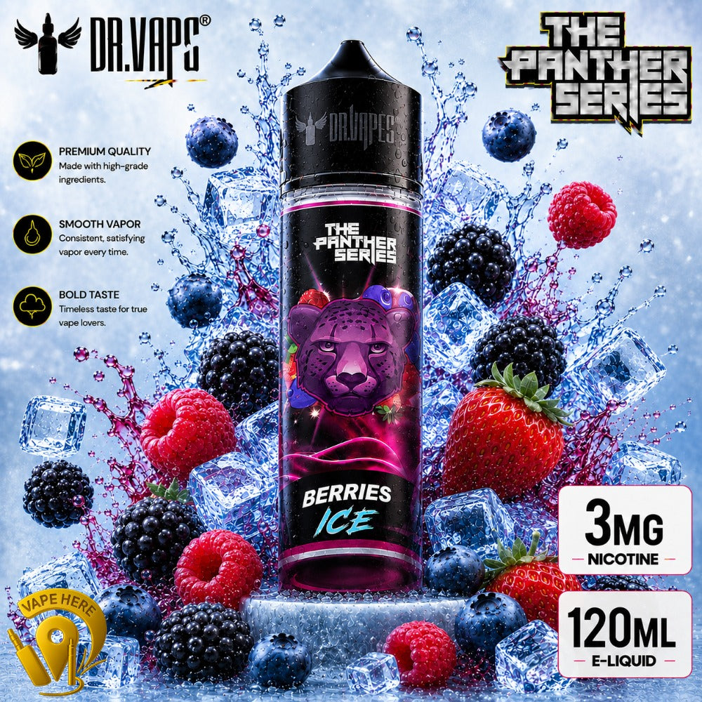 NEW Dr Vapes 60ml & 120ml E-Liquid (The Panther Series) Dubai, UAE