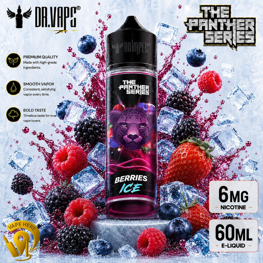NEW Dr Vapes 60ml & 120ml E-Liquid (The Panther Series) Ajman, UAE