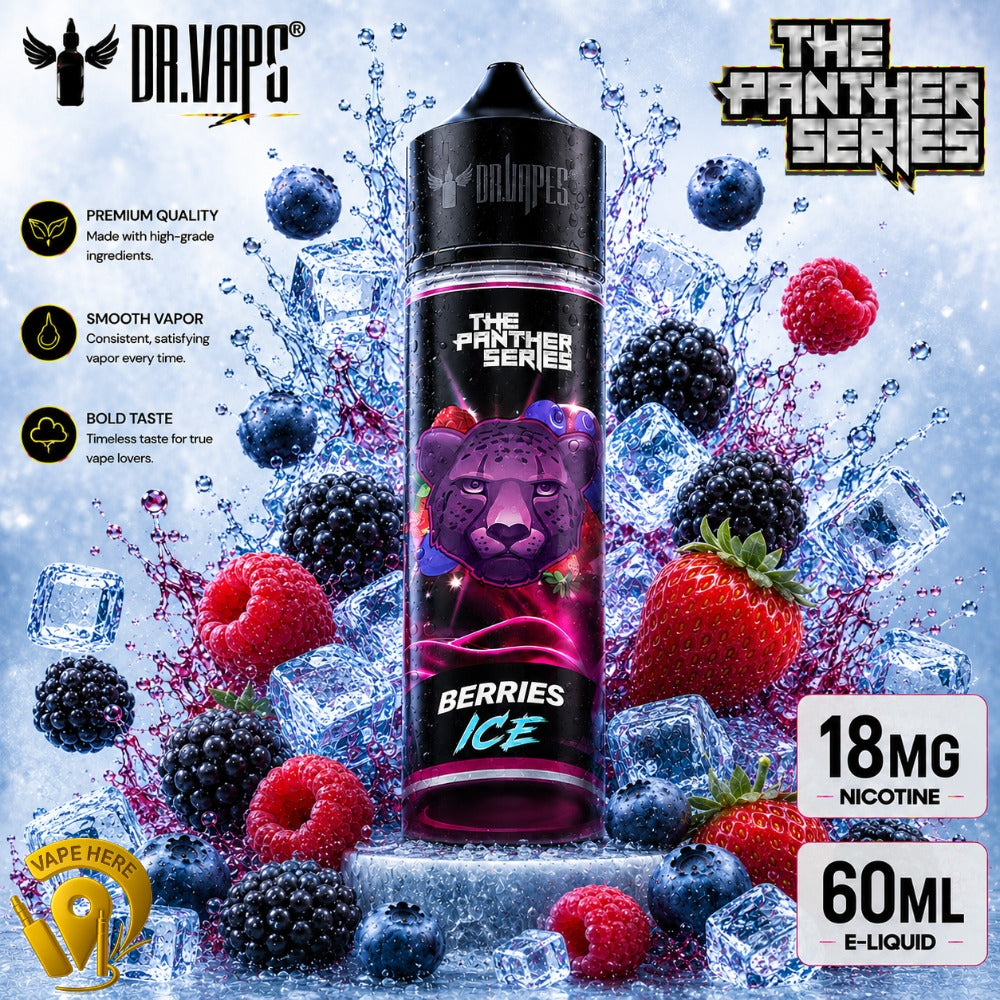 NEW Dr Vapes 60ml & 120ml E-Liquid (The Panther Series) Dubai, UAE