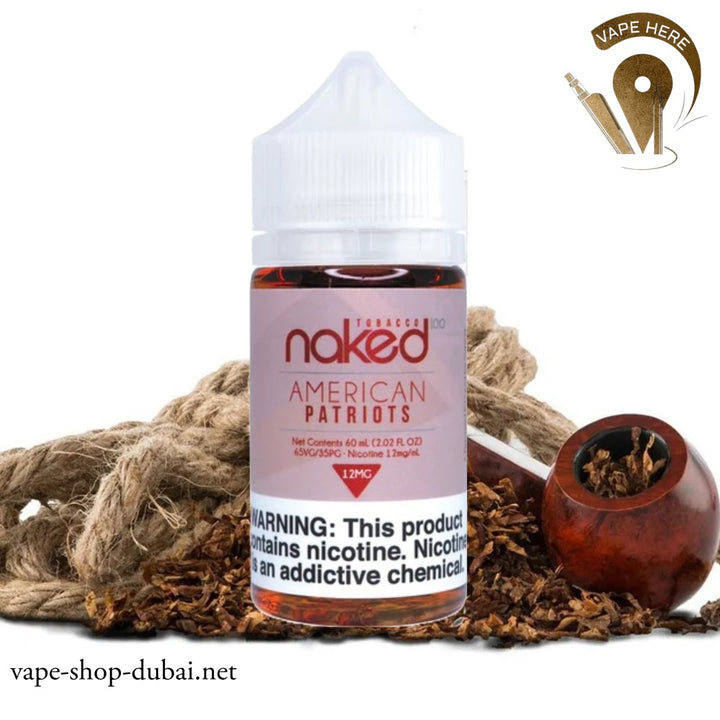 American Patriot Vape Juice Review NAKED 100 - AMERICAN PATRIOT E-LIQUIDE |  Buy Vape Dubai |